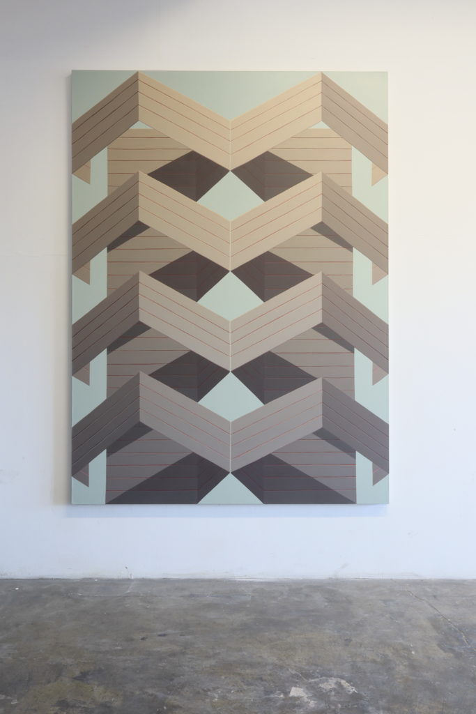 1. 5.1, Acrylics on canvas, 260 x 190 cm, 2020 fotograf Ida Persson