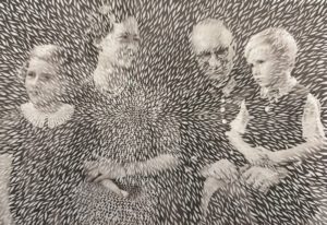 Elisabeth Moritz Berlin 1938 130x 75 cm Cut out utskrift familjefoto Foto Elisabeth Moritz