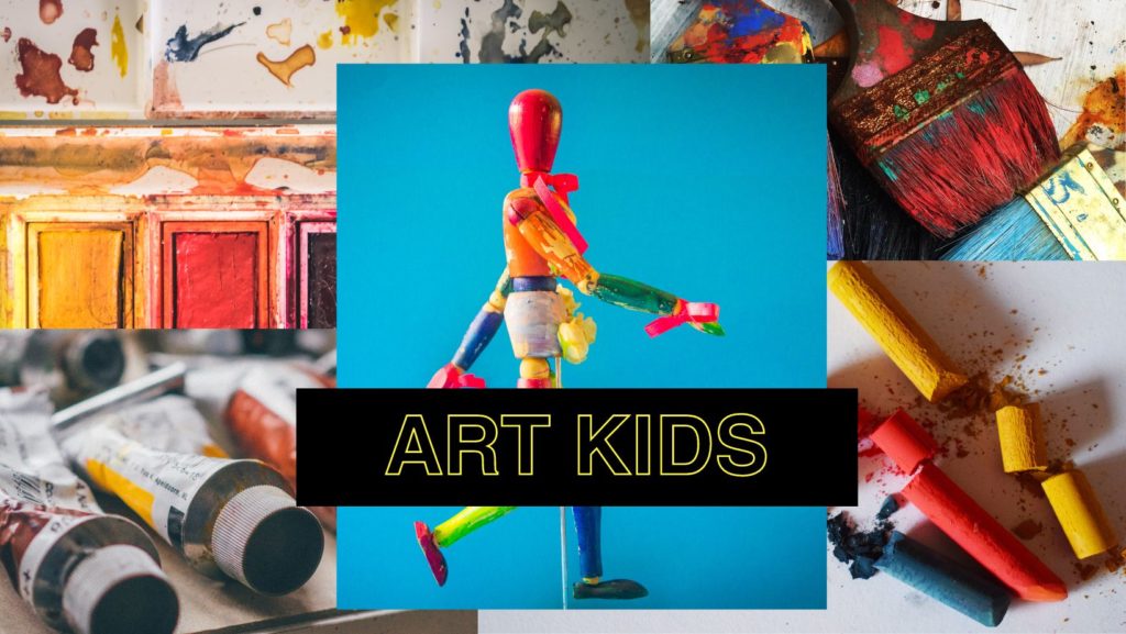 art kids bildcollage